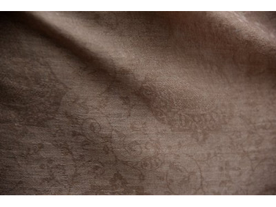 Echte pashmina sjaal of stola, taupe, jacquard