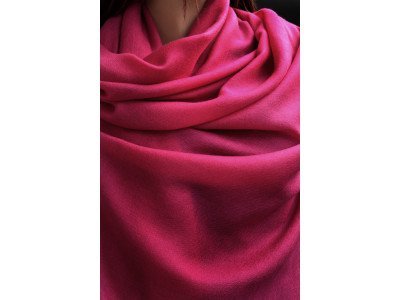 Echte pashmina sjaal of stola XL, violet 