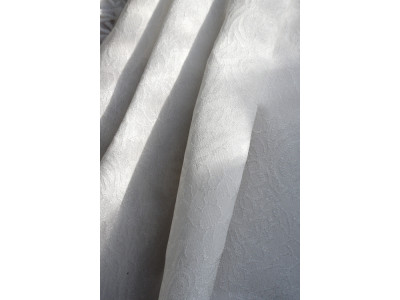 Georgette zijden sjaal jacquard motief