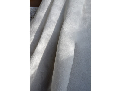 Georgette zijden sjaal jacquard motief